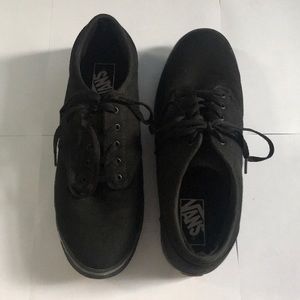 Black Canvas Vans